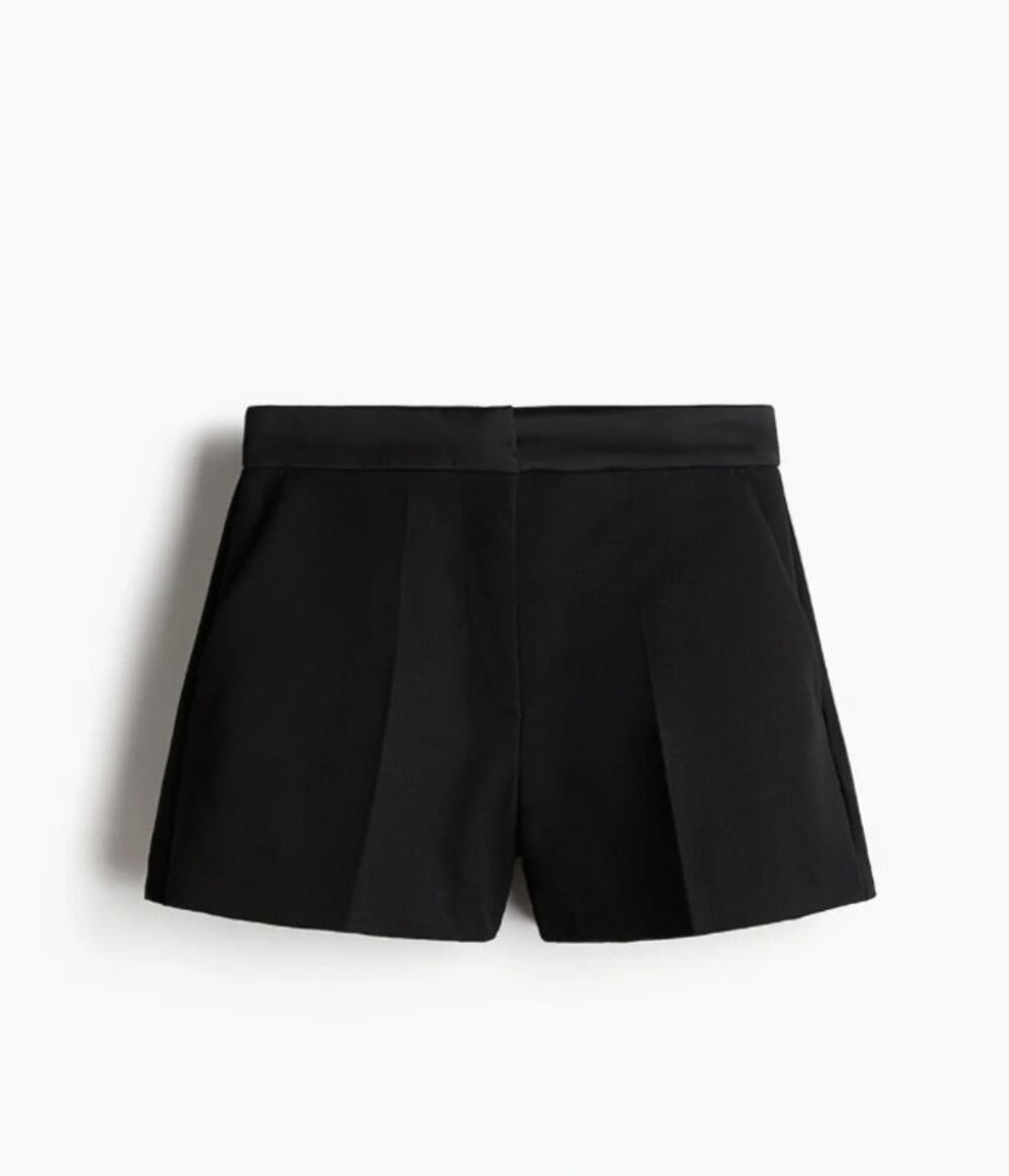 H&M TAILORED TUXEDO SHORTS WOMENS SMALL 4 6 NWT